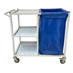 Dirty Linen Trolley with Shelves for CSSD