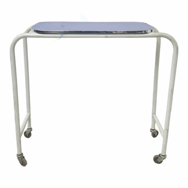 Overbed Table / Food Table Full – Round Pipe | Cardiac Table
