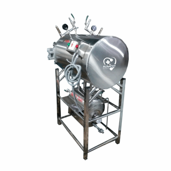 Horizontal Autoclave Double Chamber Full Premium SS