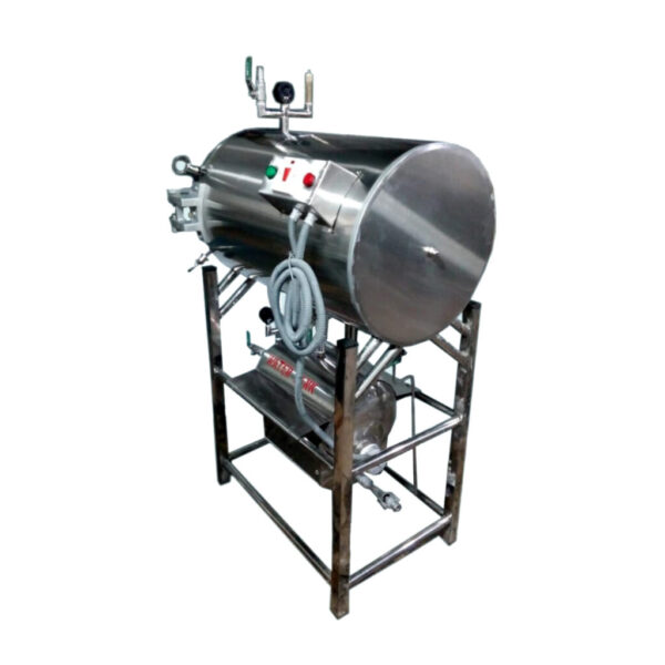 Horizontal Autoclave Single Chamber Full Premium SS - Image 3