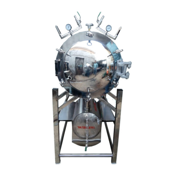 Horizontal Autoclave Double Chamber Full Premium SS - Image 2