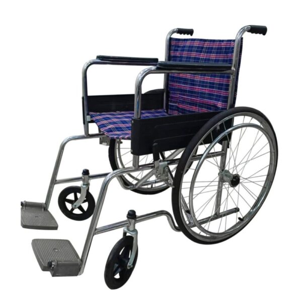 Folding Wheel Chair Chrome (ANS-WC-02)